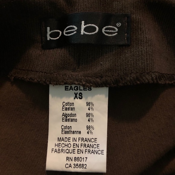 VINTAGE BEBE CORDUROY FLARES - Picture 6 of 6